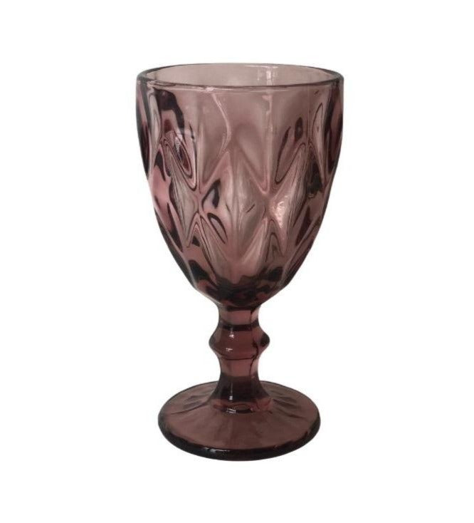 Plum Wine Glass