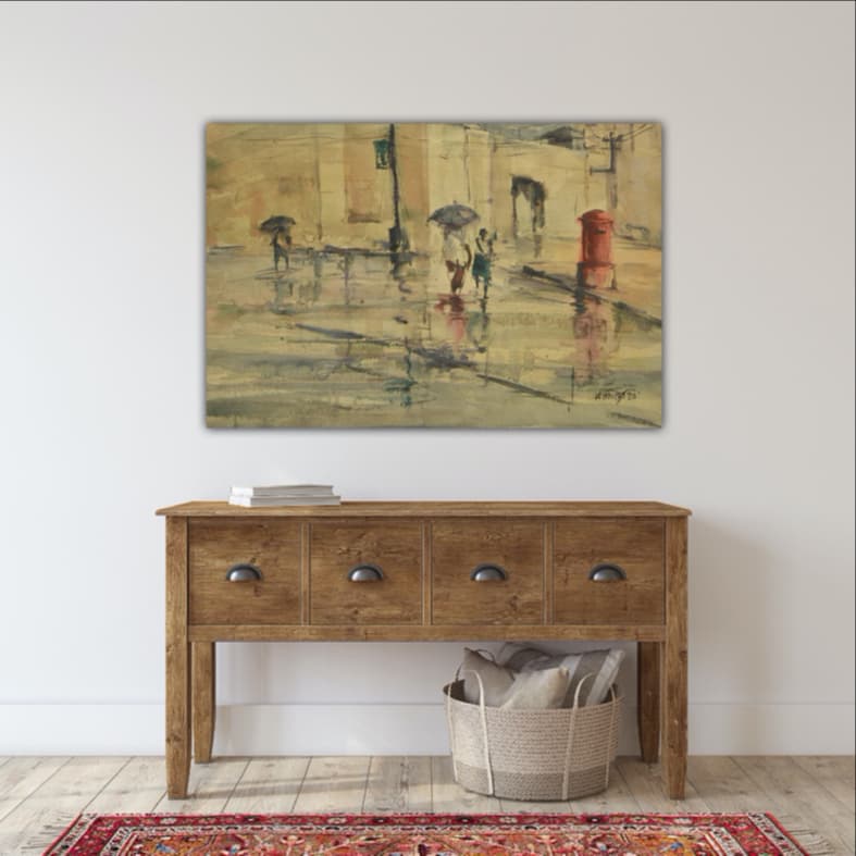 Rain I by Pradip Maitra