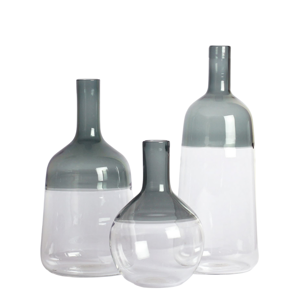 Iris Vase - Grey (Set of 3)