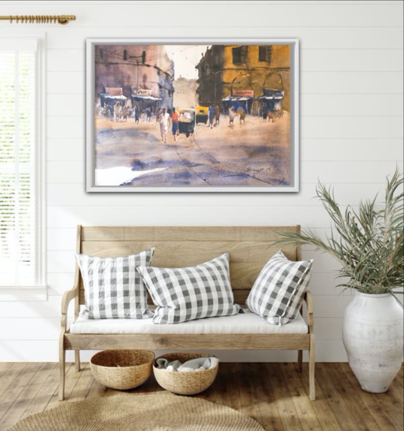 Street Scene by Lalit Kala Artist