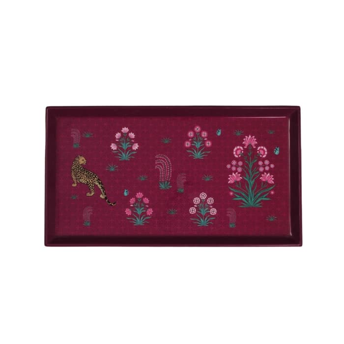 Saryu Enamel Tray - Slim