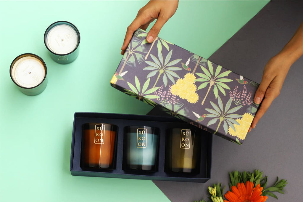 Scent Trio- 3 Premium Scented Candles