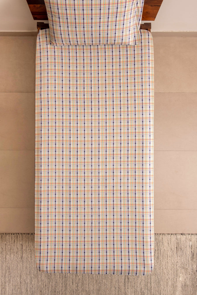 Mehul, The Musician Sheet And Shams Set- Fitted Sheet + One Sham + Packing Bag