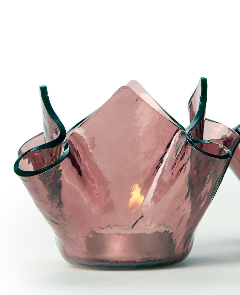 Curmpled Lilac Votive - Lilac