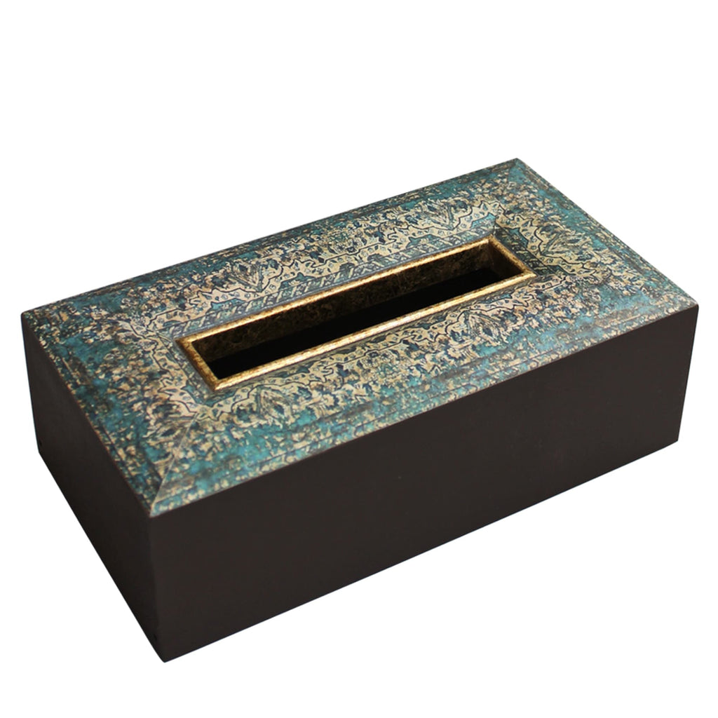 Amrapali Tissue Box (Teal)