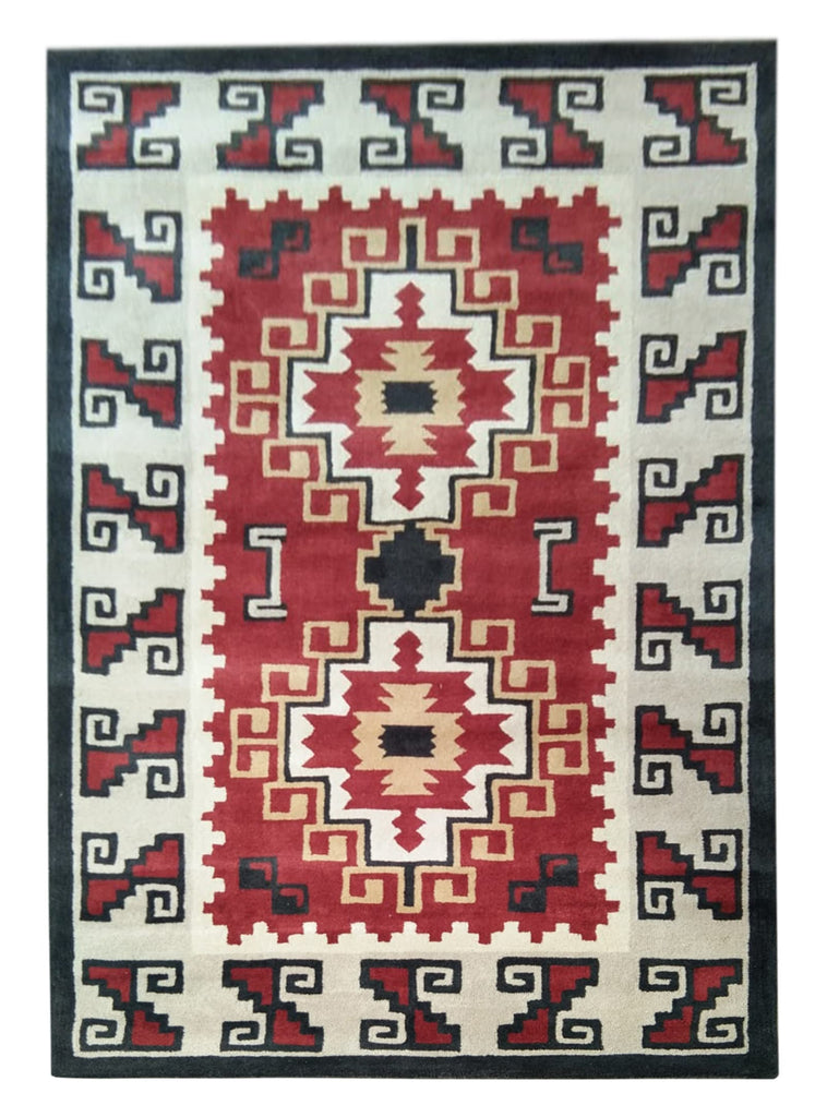 Rust Classic Hand Tufted Rug