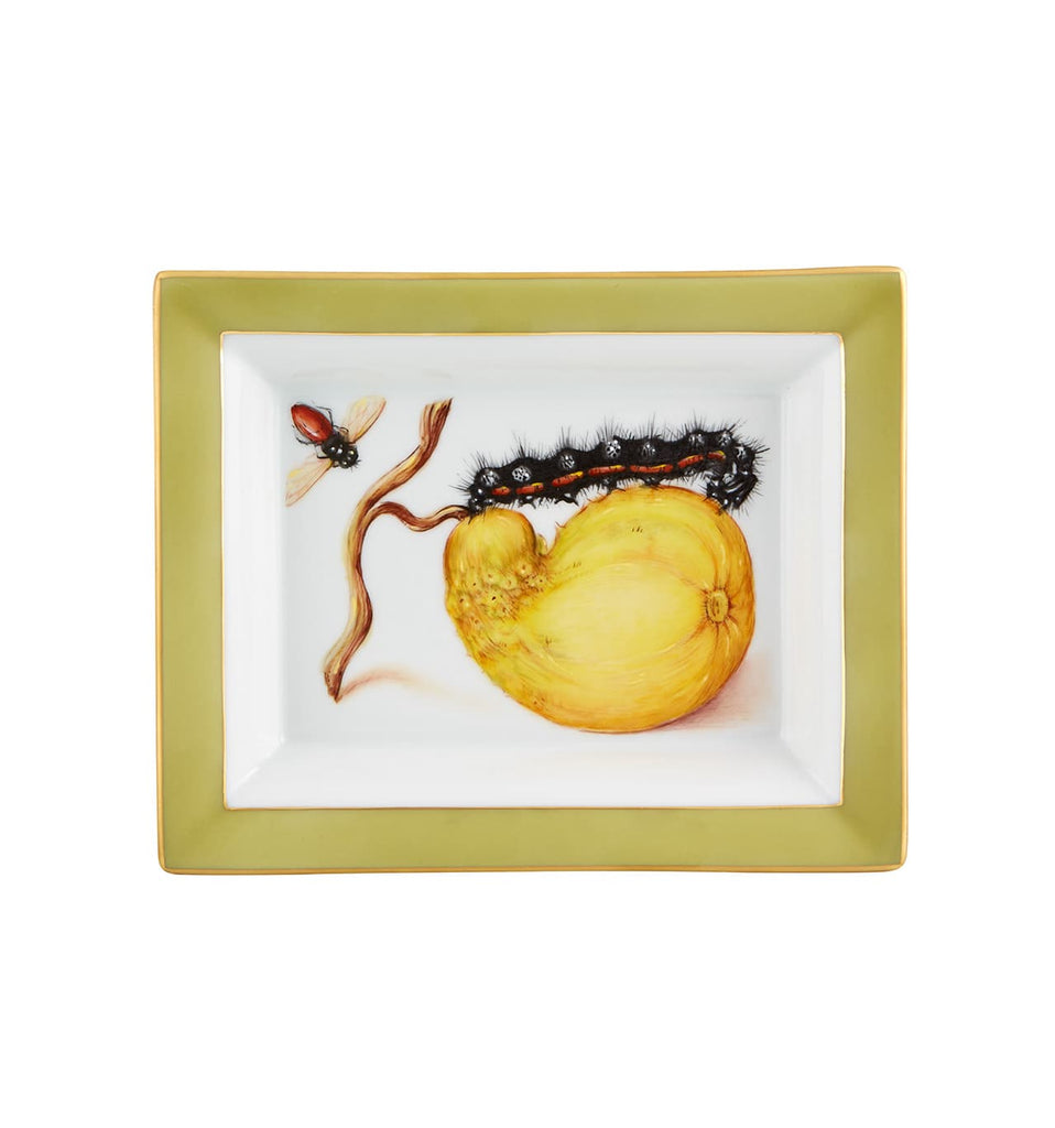 Natura-Rectangular Tray Pumpkin