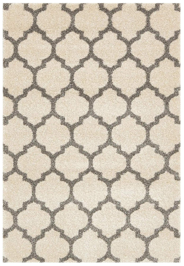 Beige Moroccan Hand Tufted Rug