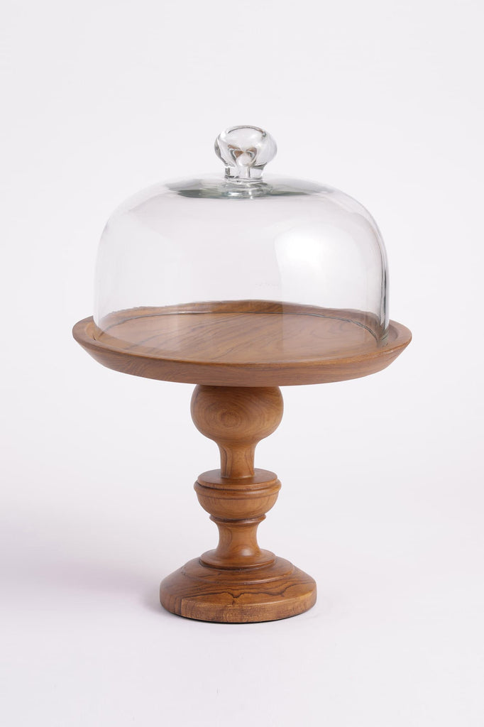 Sujan Cake Stand - Walnut