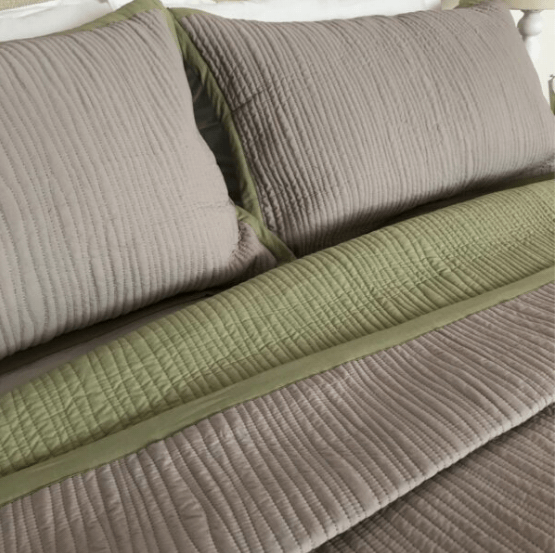 Lines Wavy Reversible - Grey / Olive