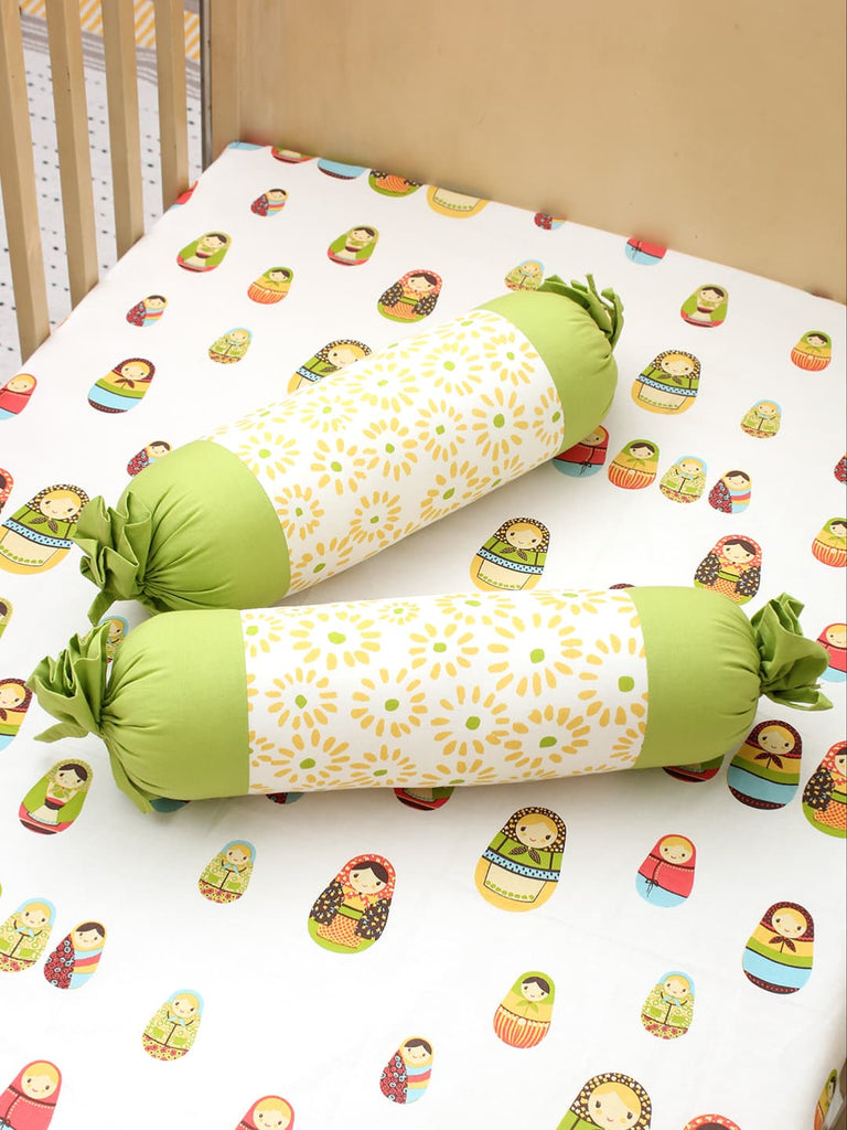 The Little Babushkas Cotton Bolster