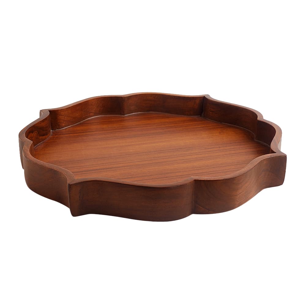Mehrab Wooden Tray – Walnut