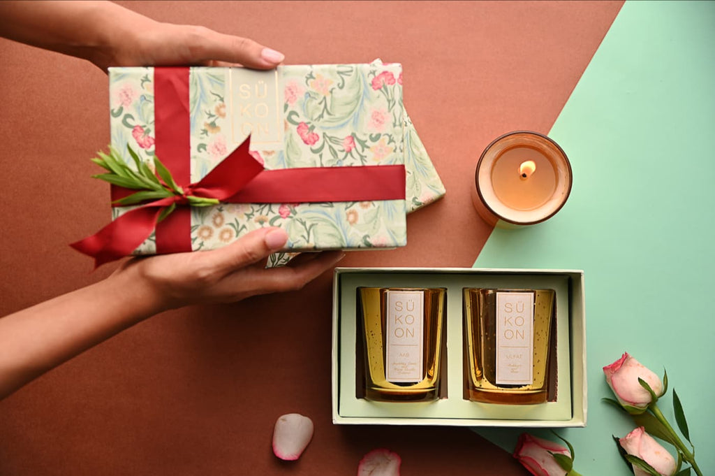Gift Set - Set Of Two Scented Candles