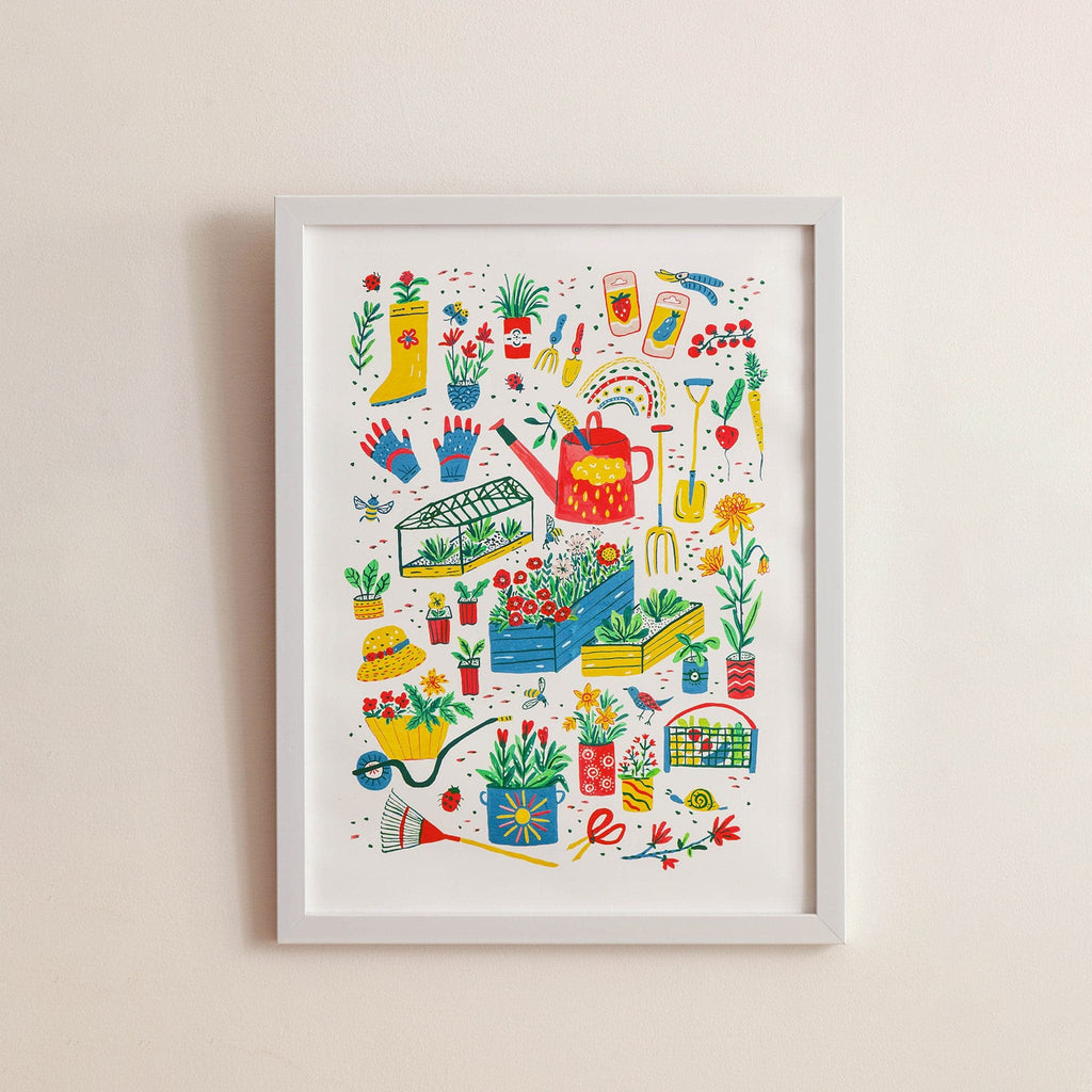 Bee In A Bonnet Wall Art