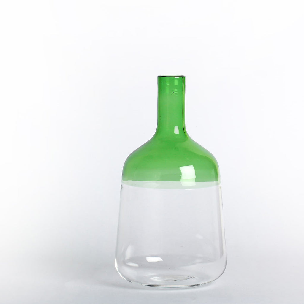 Iris Vase - Green (Medium)
