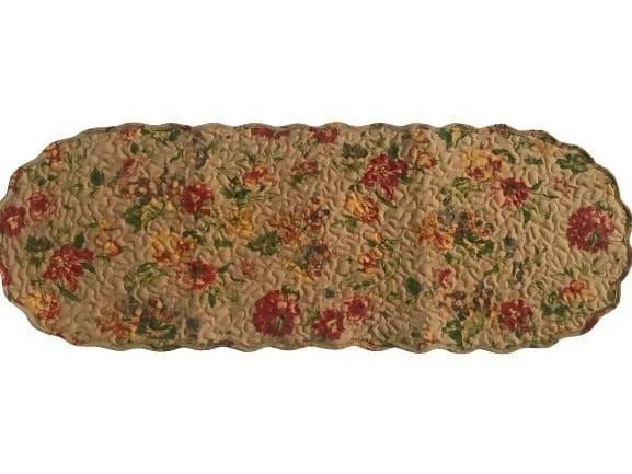 Rustic Earthy Floral Table Runner
