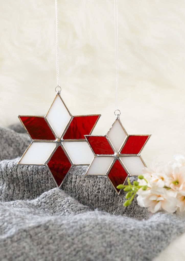 Stella - Set Of 2 - White Red