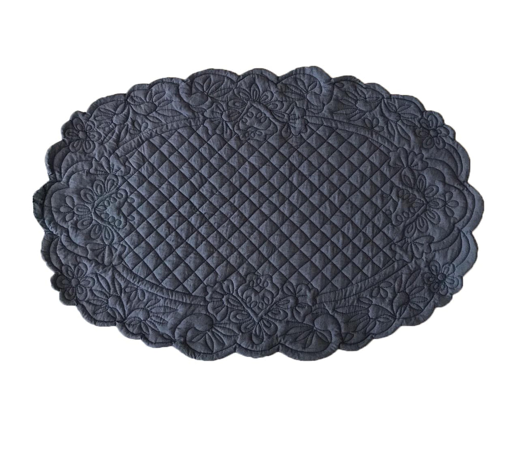 Victorian Placemats - Steel Blue (Set of 4)
