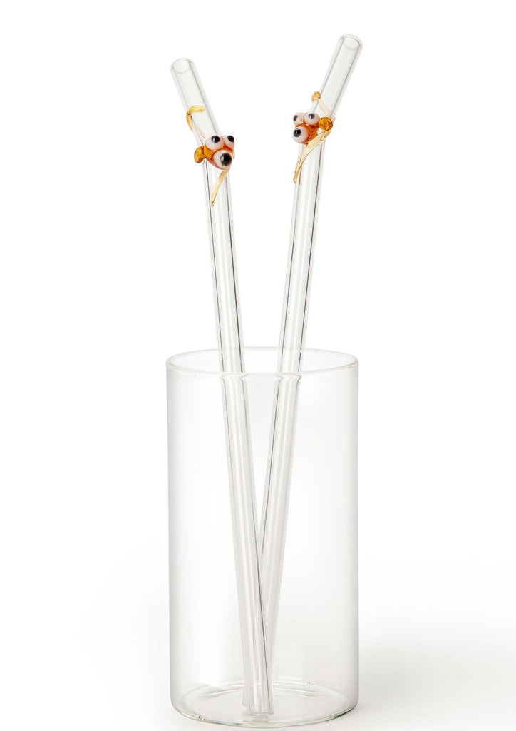 Glass Straws - Quirky (Monkey)